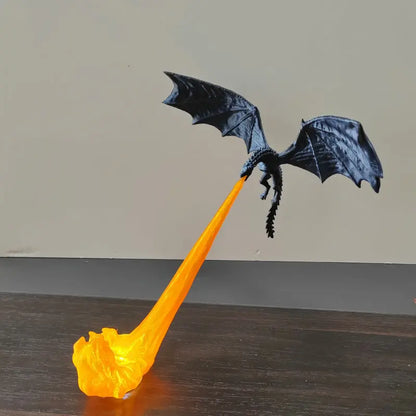 Dragon Fire-Breathing Lamp & Figure The Florae