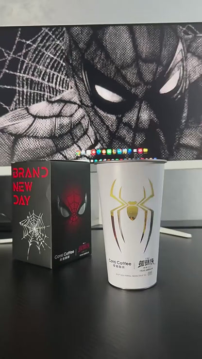 Spider-Themed Insulated Tumbler