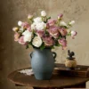 Vintage Mauve Rose Arrangement
