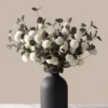 White & Green Faux Arrangement