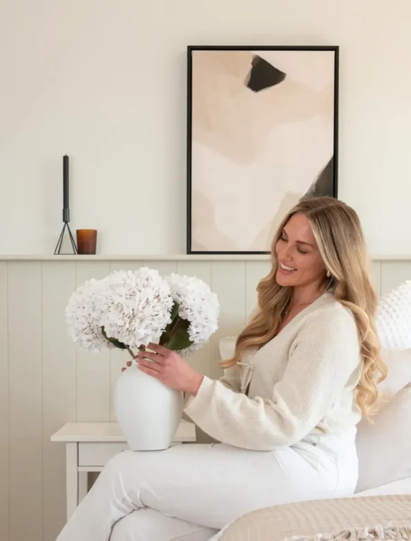 Large White Hydrangea Bunch (5 Stems)