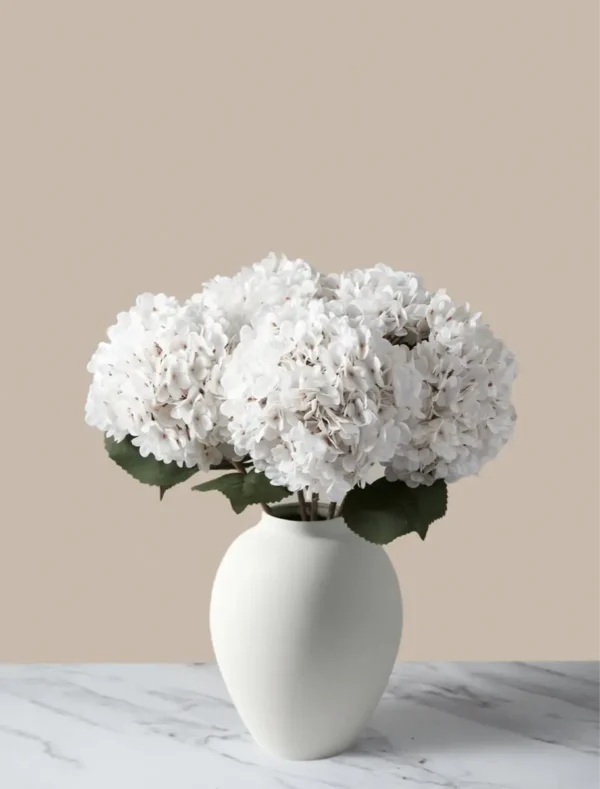 Large White Hydrangea Bunch (5 Stems)