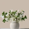 Tulip & Agapanthus Faux Arrangement — White