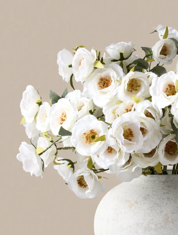 White Rose Faux Arrangement (72 Roses)