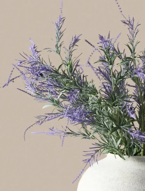 p140_g2 Faux Lavender Bunch (5 Stems)