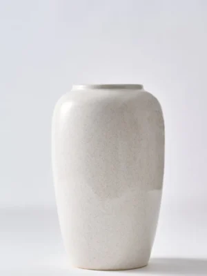 Thea Ceramic Vase — White